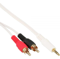 INLINE Audio kabel 89936W 2,5 m 3.5 mm, bijeli