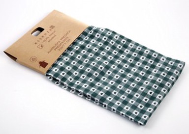 ESSENZA COOK Kuhinjska pregača 70x77cm, zeleni karo