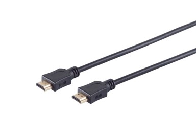 S-CONN HDMI kabel, 4K, 1.5 m, plastika, crna