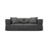 MILO CASA Tamno siva sofa 214 cm Esther, 214x103x78 cm
