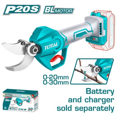 TOTAL Akumulatorske škare za obrezivanje TSSLI20308, 20 V, 20/30 mm, bez baterije