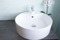 FEROTEHNA Umivaonik nadgradi okrugli 46,5x46,5x14 cm