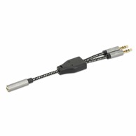MANHATTAN Adapter 356121, AUX Y, 3.5mm (M) na 2x 3.5mm (Ž)