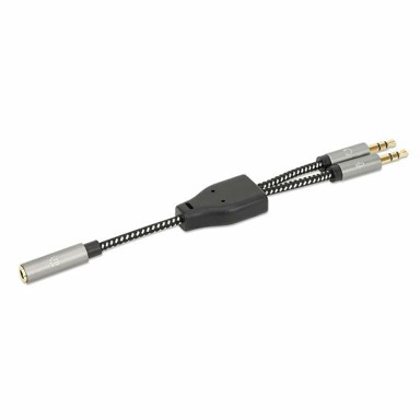 MANHATTAN Adapter 356121, AUX Y, 3.5mm (M) na 2x 3.5mm (Ž)