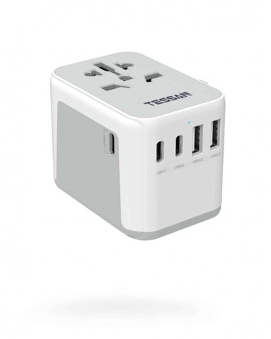 TESSAN Putni adapter 633FV, 3x USB-C, 2x USB-A