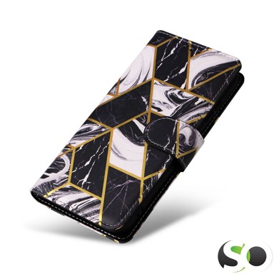 XIEKE Preklopna futrola za Xiaomi Redmi Note 9S/9 Pro/9 Pro Max Marble Crna