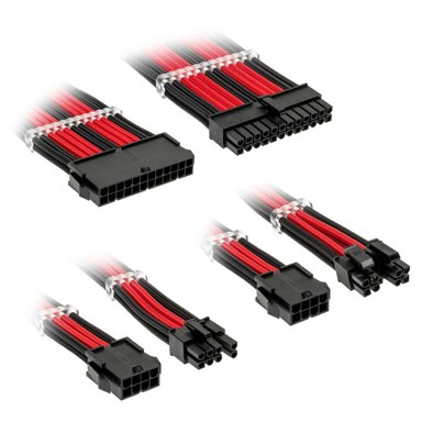 KOLINK Pleteni produžni kabel Core Standard - Jet Black/Racing Red