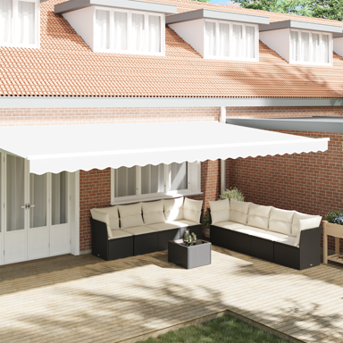 Tenda bez nadstrešnice za okvir 5.8x0.2 m, bijela