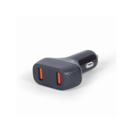 GEMBIRD Auto punjač 2xUSB 36 W QC3.0