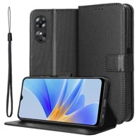 OVERBOARD Preklopna futrola za Oppo A17, pametni magnet, crna