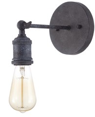 Dekorativna zidna rasvjeta Loft171-W MB, mat crna