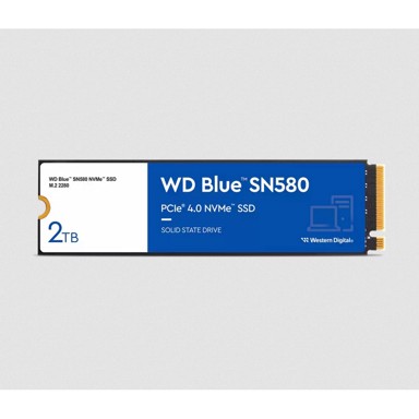 WESTERN DIGITAL SSD disk SN580, plavi, 2TB, M.2 NVMe PCIe 4.0 x 4