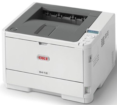 OKI Laserski pisač crno-bijeli B412dn, duplex, USB, Gigabit Ethernet