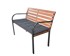 ROJAPLAST Jastuk za klupu 122x45 cm, siva