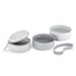 MIACARA Putni set posuda Bento Concrete/Slate, Ø19 cm, silikon