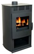 TST Kamin na drva Termo Laura, crni