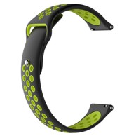 B-STRAP Silicone Sport remen za Garmin Vivoactive 5, black/Green