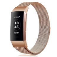 B-STRAP Milanese (Large) remen za Fitbit Charge 3 / 4, rose gold