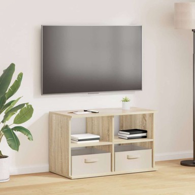 Stalak za TV s ladicama, 79x40x48 cm, hrast sonoma