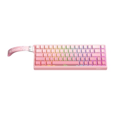 ONIKUMA Tipkovnica G69, QWERTY, ružičasta