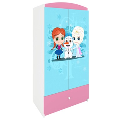 Dječji ormar Frozen, rozi, 181×90×52 cm