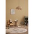 FD Bež dječji tepih ø133 cm Paws Light Beige