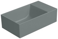 GSI KUBE X Umivaonik, 40x23 cm, bez otvora, desna ili lijeva montaža, keramika, agava mat