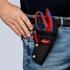 KNIPEX Torbica za pojas (futrola), crno/crvena