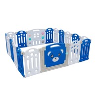 AGA4KIDS Dječja plastična ograda 186 x 192 x 64 cm, plava  