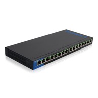 LINKSYS Switch LGS116P-EU, 16-Port, Gigabit Ethernet