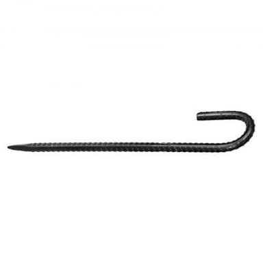 VEVOR Utezi za tlo J kuk 30x6x1 cm, crni