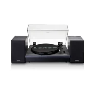 LENCO Gramofon LS-301BK, Bluetooth, RCA izlaz, zvučnici 2x 10W 