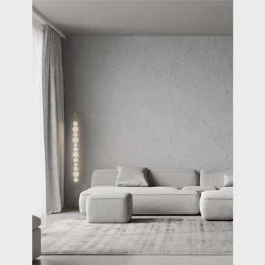 Zidna lampa Perla, LED, 41 W, 3000 K, 3957,9 lm, IP20, zlatna