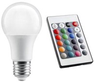 X-LIGHT LED žarulja RGB 5W s IR daljinskim
