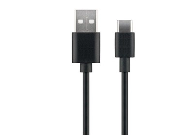 MICROCONNECT USB kabel USB-C na USB-A 2.0 0,5 m, crni