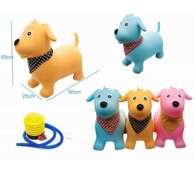 Skakalica psić, gumena, 56 cm