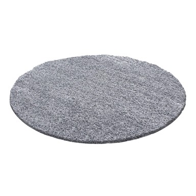 AYYILDIZ CARPETS Svijetlo sivi okrugli tepih ø 200 cm Life