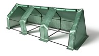AWTOOLS Mini folijski tunel/staklenik 295 x 95 x 95 cm