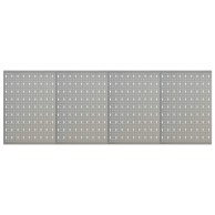 Zidne ploče za alat, 4 kom, 40 x 58 cm, čelične