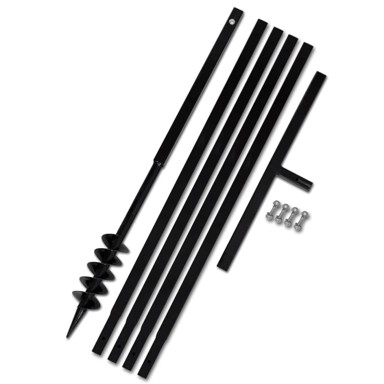 Ručna burgija za zemlju sa ručkom 80 mm i produžnom cijevi, 5 m