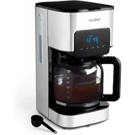 VONSHEF Aparat za kavu, digitalni, 900W, 1.5 l, staklena posuda, inox