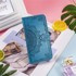 Preklopna maskica za Oppo Reno 12, mandala, plava