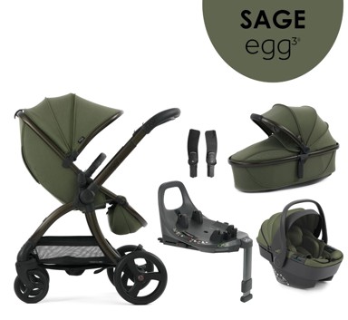 EGG3 STROLLER dječja kolica 4 u 1 - Sage