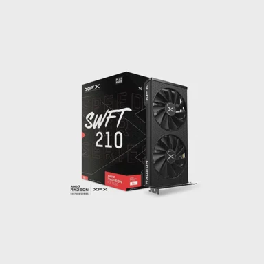 XFX Grafička kartica Speedster SWFT210 Radeon RX 7600 Core Gaming, 8GB GDDR6, HDMI, 3× DP, AMD RDNA 2