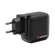VERBATIM Mini GaN zidni punjač 100W, 3×USB-C, 1×USB-A, PD/QC 3.0