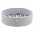 PLUSH NEST Bazen s 200 loptica, 90x30 cm, svijetlo sivi