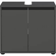 Ormarić za ispod umivaonika, 63x55 cm, antracit, siva