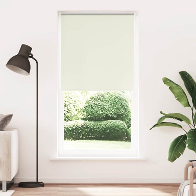 Rolo zavjesa za zamračivanje, 105 x 230 cm, širina tkanine 100,7 cm, poliester, prljavo bijela