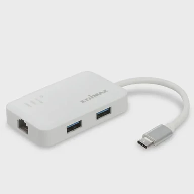 EDIMAX USB-C mrežni hub EU-4308, 3× USB 3.0, Gigabit Ethernet