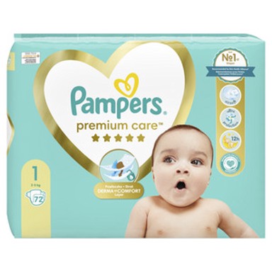 PAMPERS Premium Care pelene veličina 1 72 kom